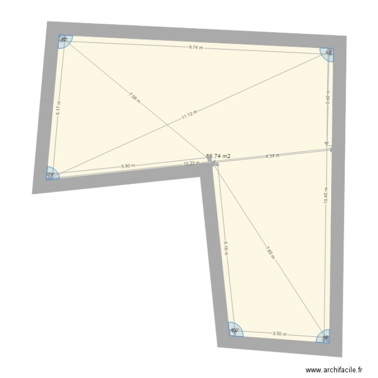 Base cotation. Plan de 0 pièce et 0 m2