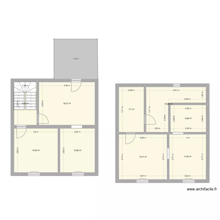 thion1. Plan de 9 Pièces et 97 m²