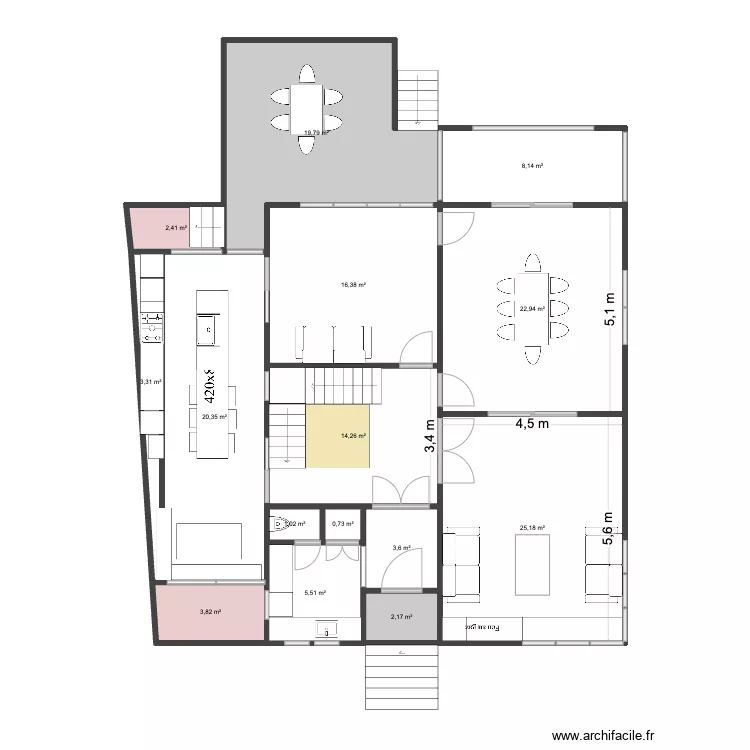Raquette rez Def. Plan de 0 pièce et 0 m2