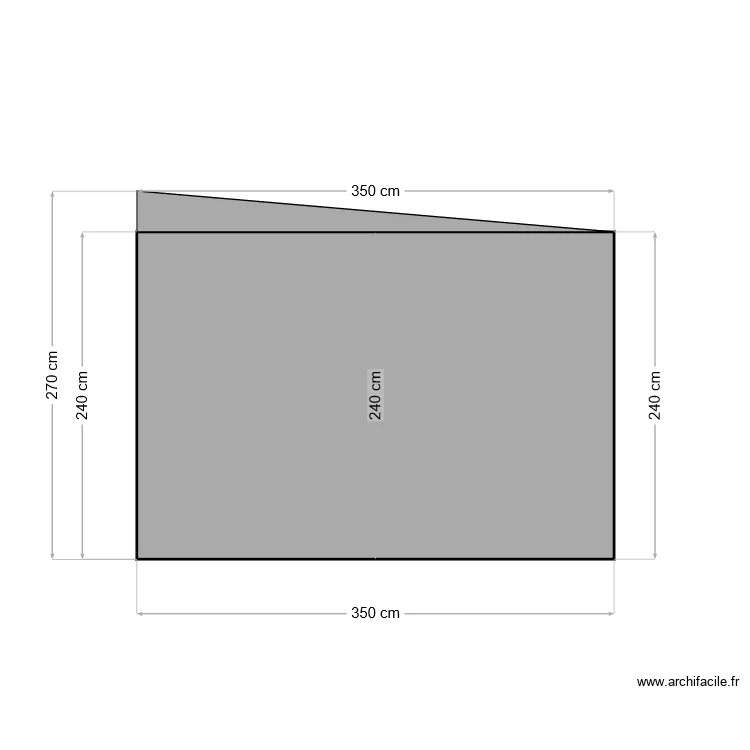 Façade arrière. Plan de Façade arrière. Plan de