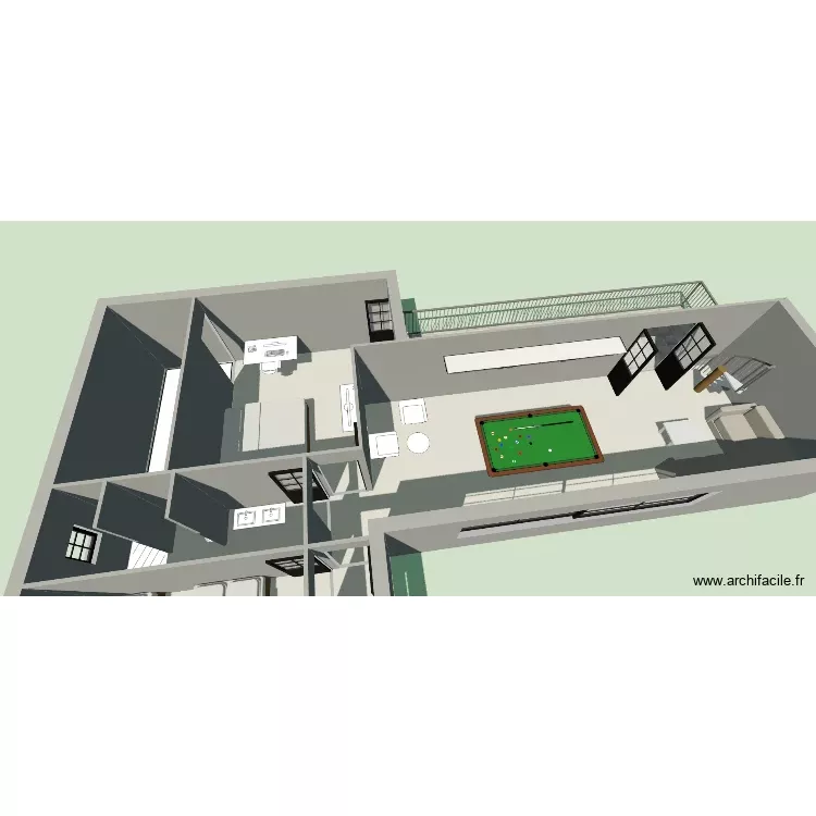 dream house etage. Plan de 7 Pièces et 130 m² dream house etage. Plan de 7 Pièces et 130 m²