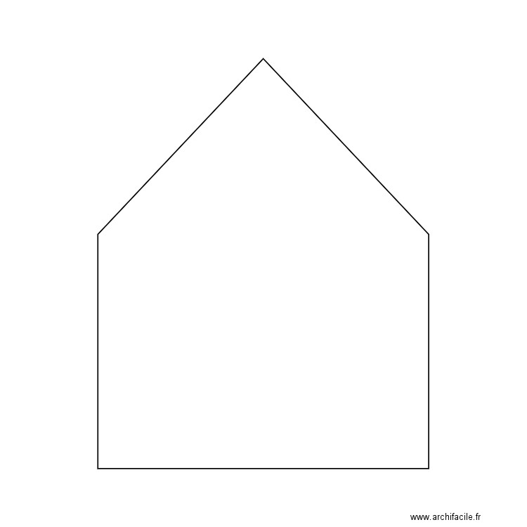 facade gauche sans extension. Plan de 0 pièce et 0 m2