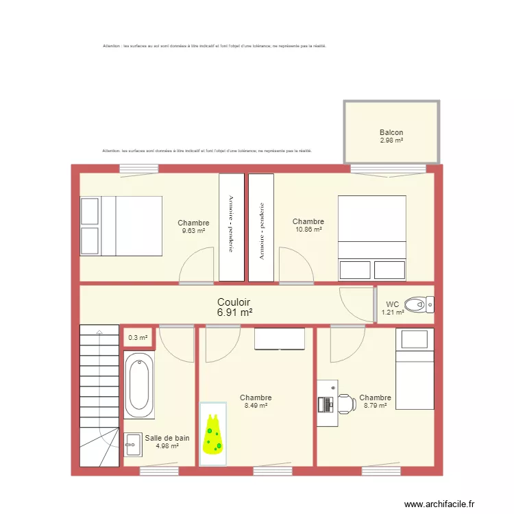 BI 1338 SILVA &eacute;tage. Plan de 