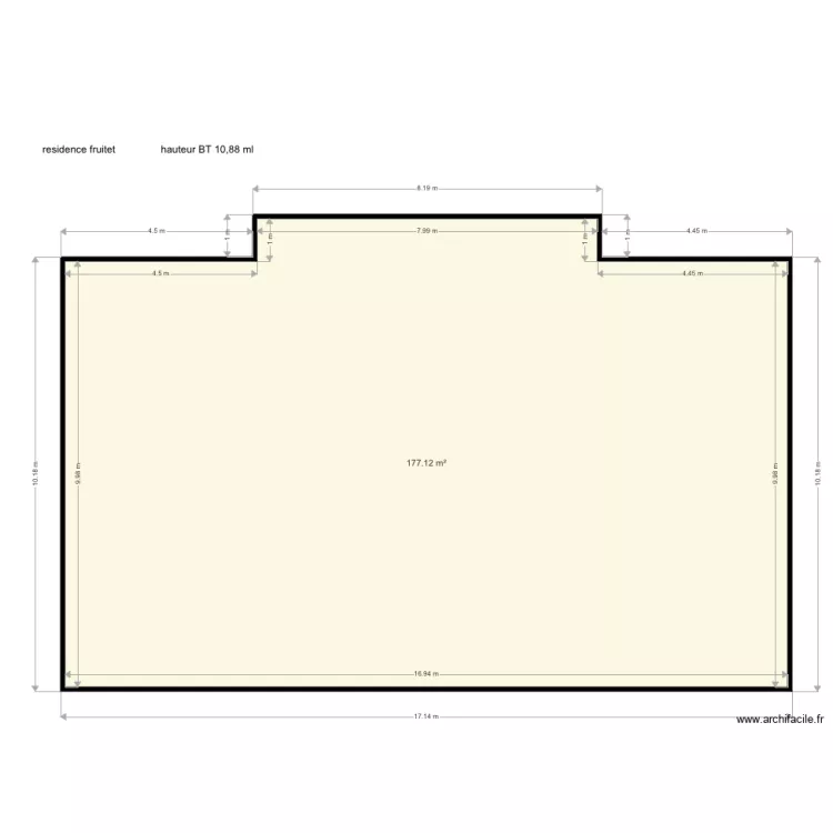 residence fruitet. Plan de residence fruitet. Plan de