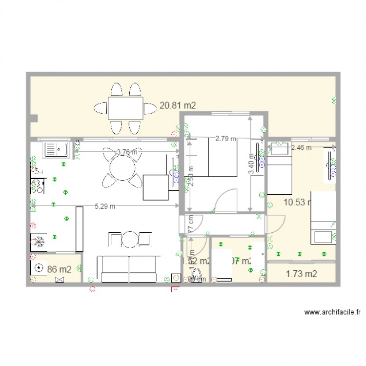 projet JULIEN. Plan de 0 pièce et 0 m2