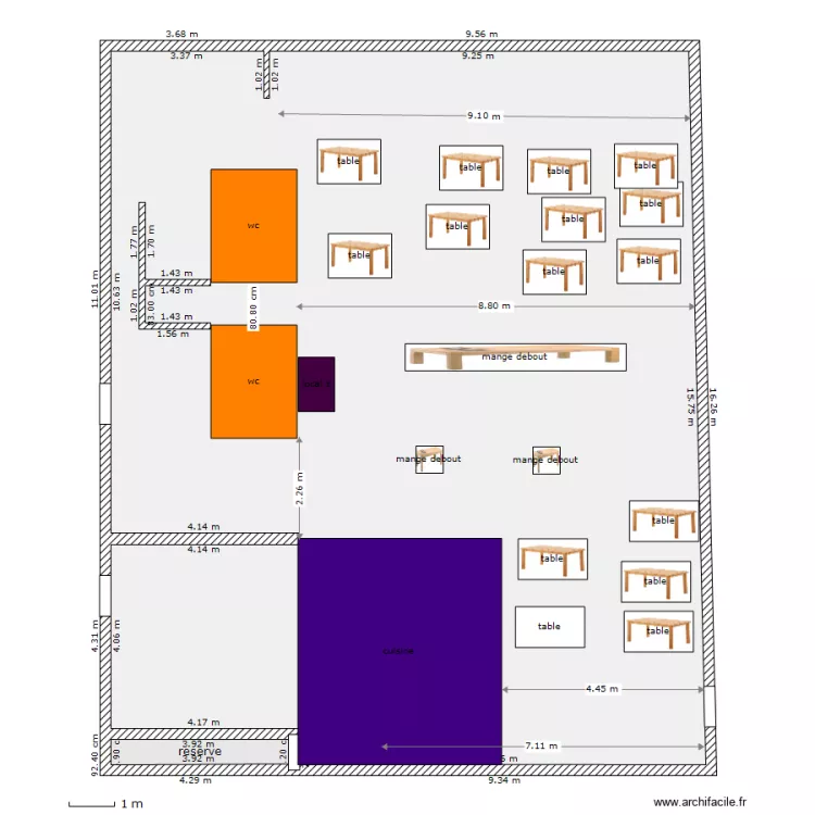 montreuil type. Plan de montreuil type. Plan de