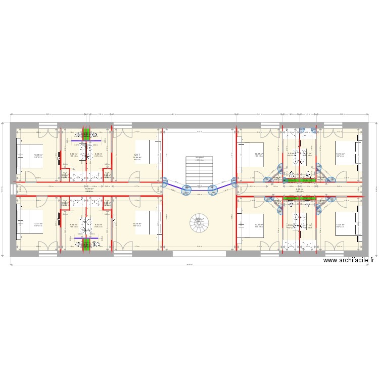 R1 gite moulin. Plan de 0 pièce et 0 m2