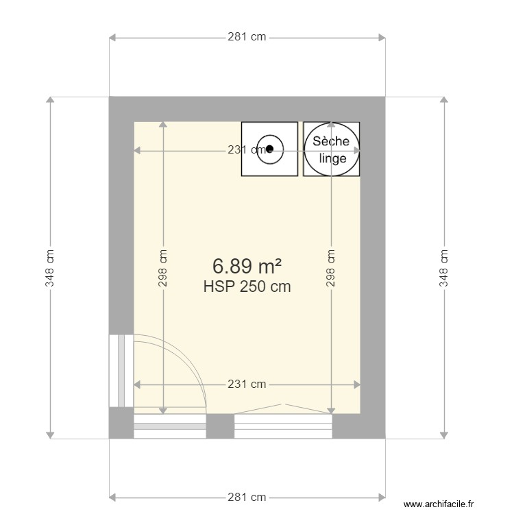 lingerie. Plan de 0 pièce et 0 m2