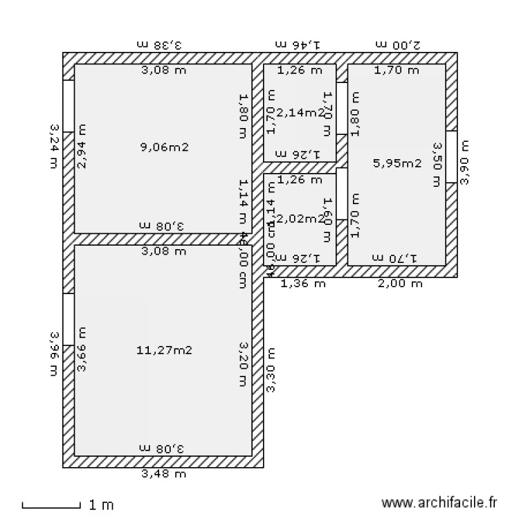 Gardiens. Plan de 0 pièce et 0 m2