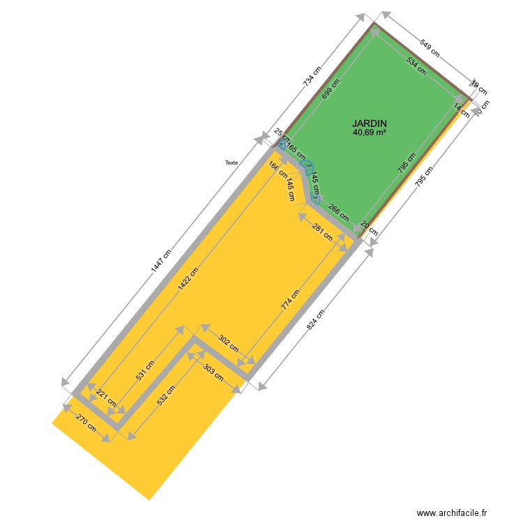 plan masse cloture agnès. Plan de 0 pièce et 0 m2