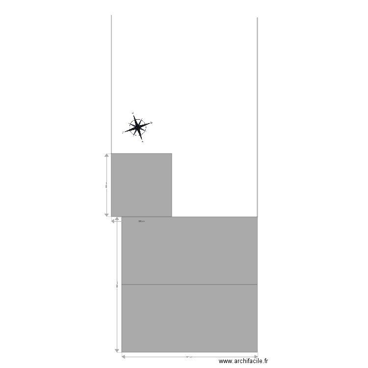 toiture initiale. Plan de 0 pièce et 0 m2