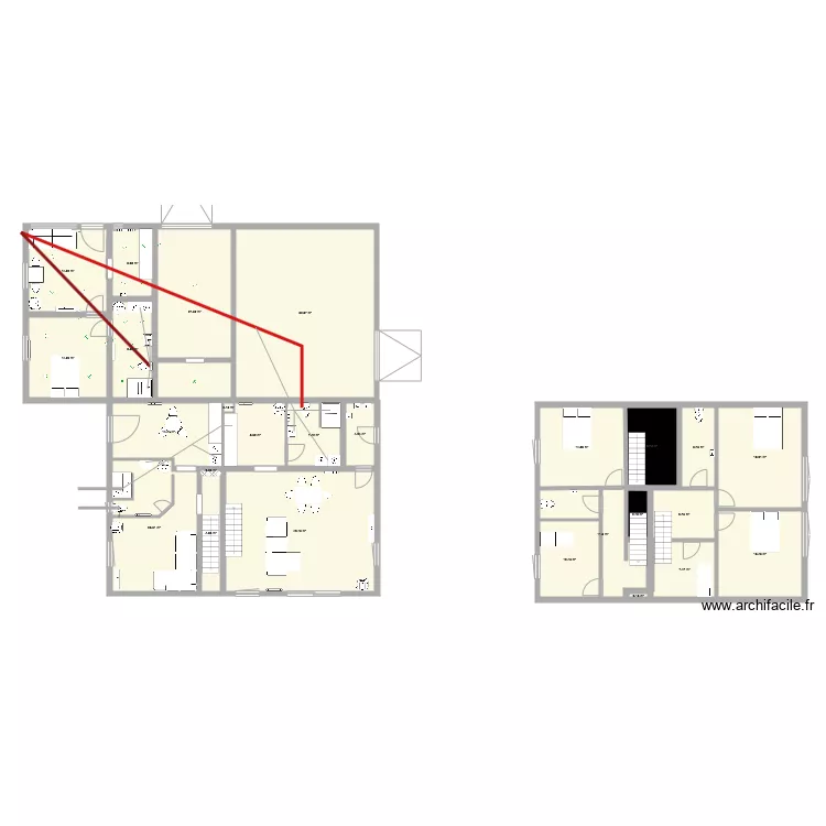 Place 3 evacuation. Plan de 