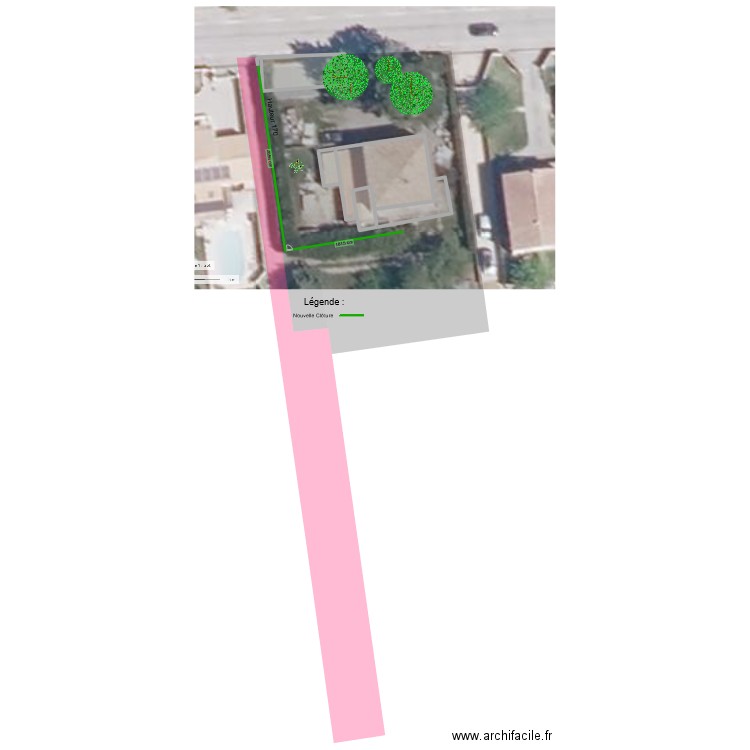 Plan de masse. Plan de 0 pièce et 0 m2
