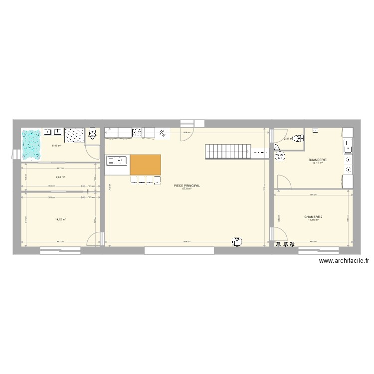 plan interieur 2. Plan de 0 pièce et 0 m2