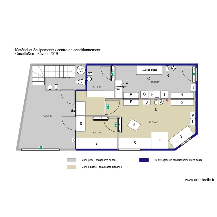 matériel et équipements cdc sans transfo. Plan de 0 pièce et 0 m2