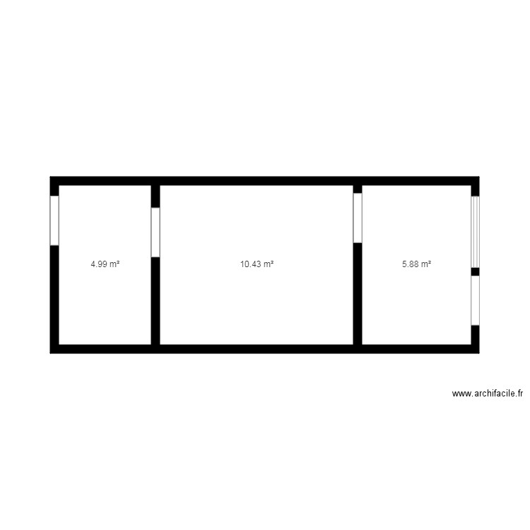 RESTO  POULET B COURNEUVE . Plan de 0 pièce et 0 m2