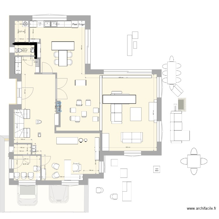 cuisine test. Plan de 0 pièce et 0 m2