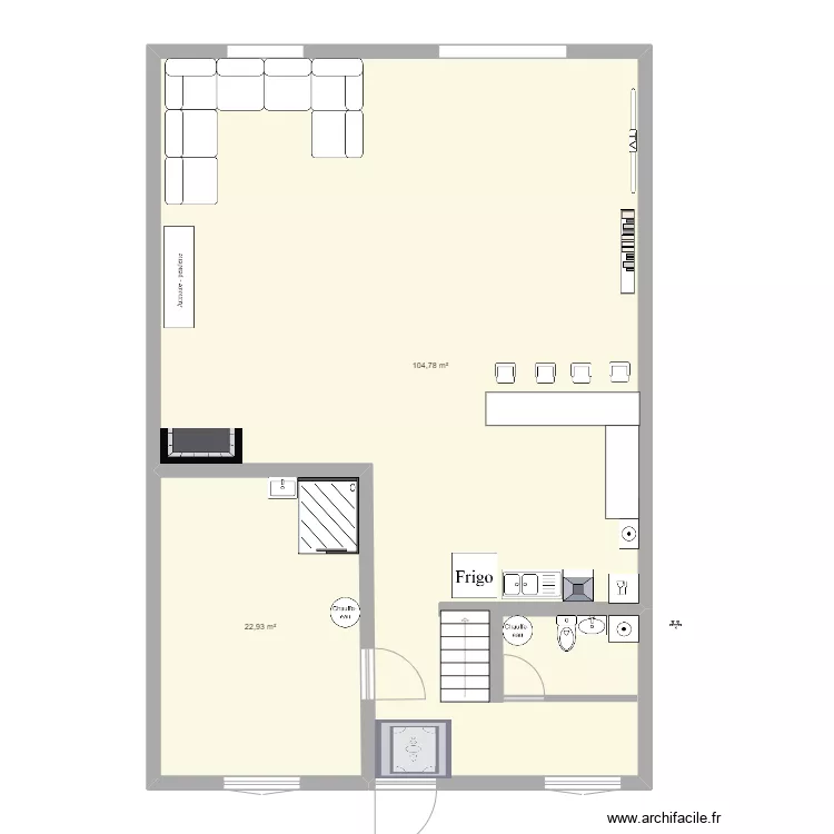 avant projet. Plan de 