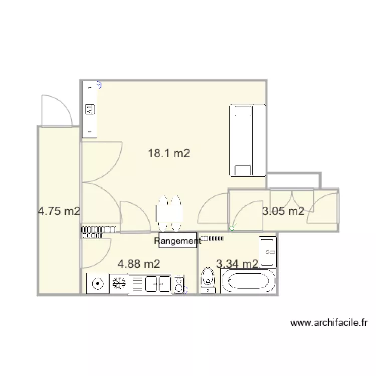 NICOIS canap&eacute;. Plan de 