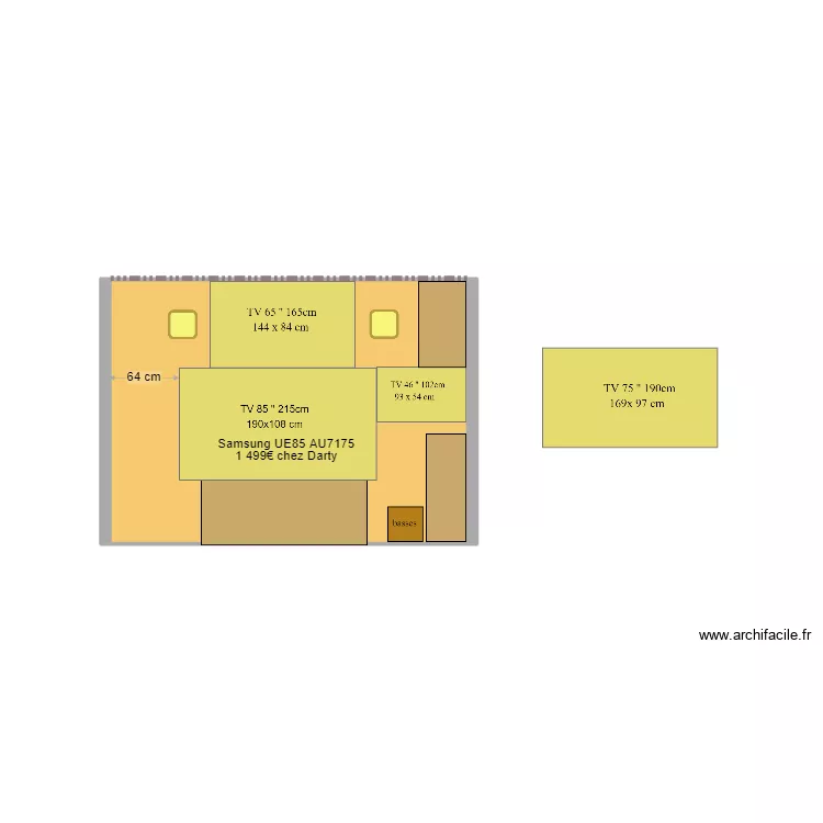 2 &eacute;crans   85   46 B. Plan de 
