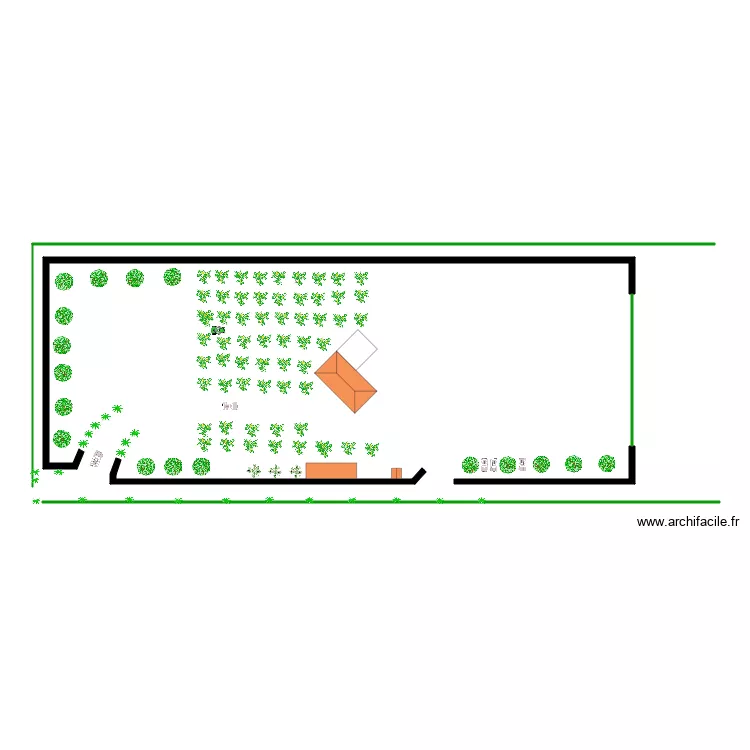 Implantation espace vert. Plan de Implantation espace vert. Plan de
