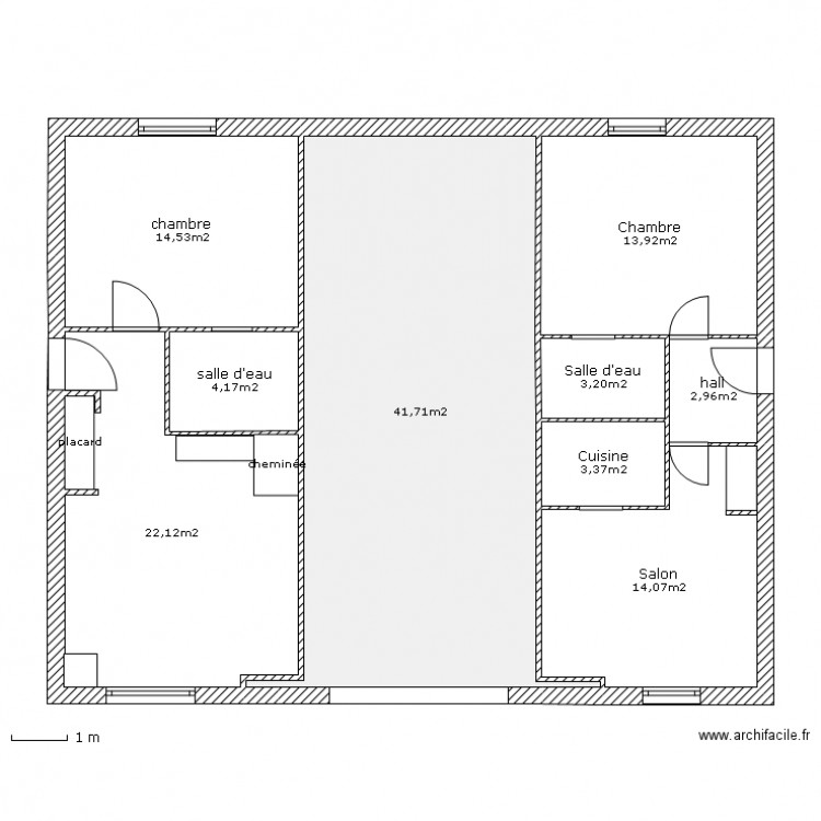 Plan RDC. Plan de 0 pièce et 0 m2