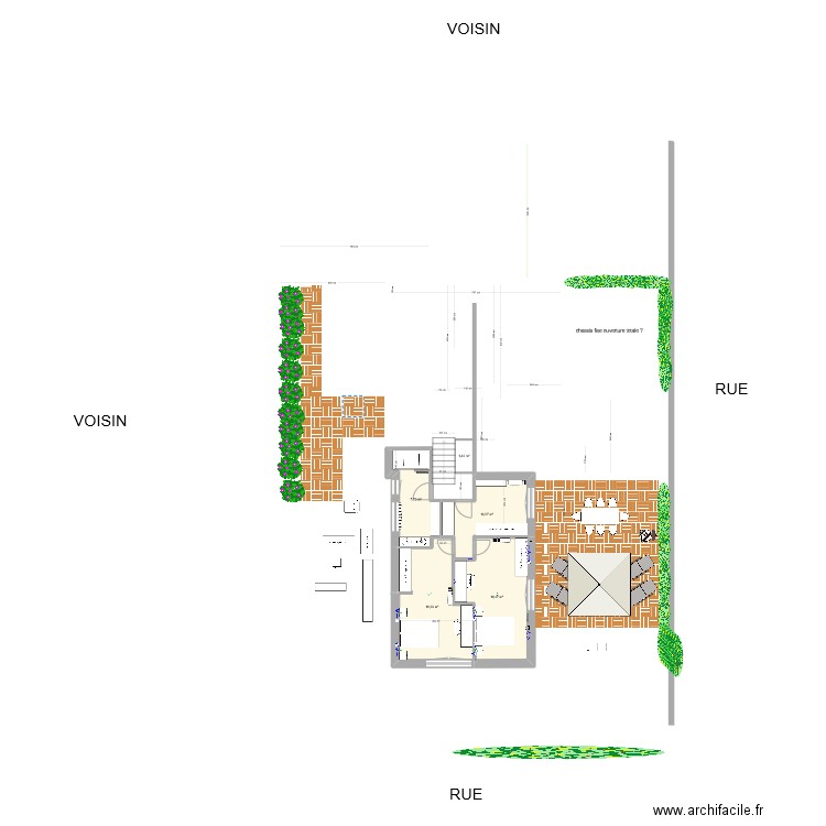 Maison Hermanville NH version sans bureau. Plan de 12 pièces et 251 m2