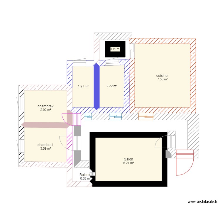 aadl. Plan de 0 pièce et 0 m2