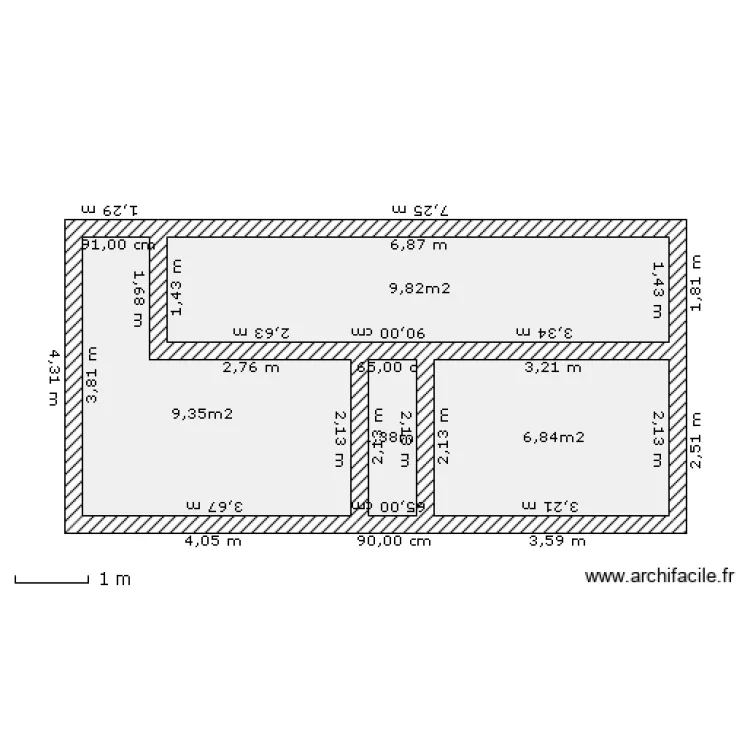 etage n&deg;1. Plan de 