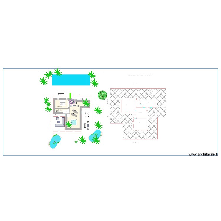 DE DOMENICO NOTTE. Plan de 3 pièces et 52 m2