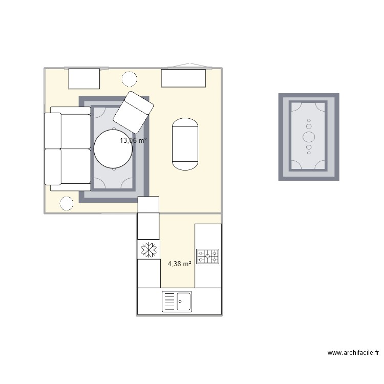 stand. Plan de 0 pièce et 0 m2