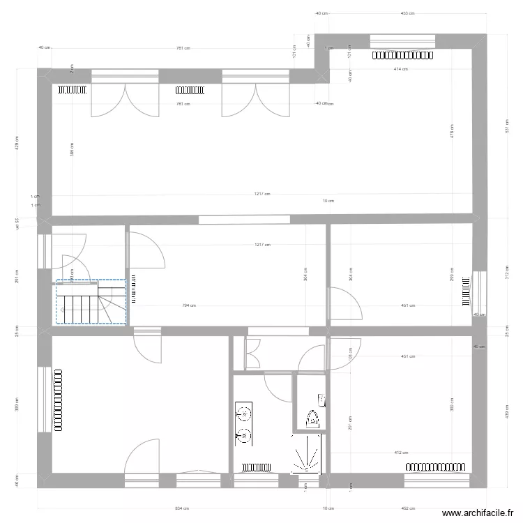 36 route de strasbourg. Plan de 