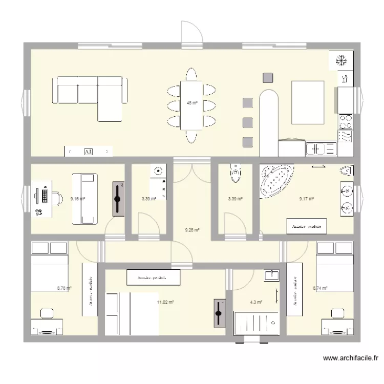 Plan maison 2017 modif. Plan de 