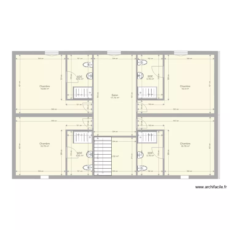 Chaudes Aigues. Plan de 