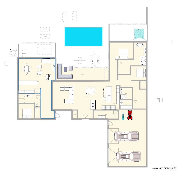 test 1er etga 1. Plan de 0 pièce et 0 m2