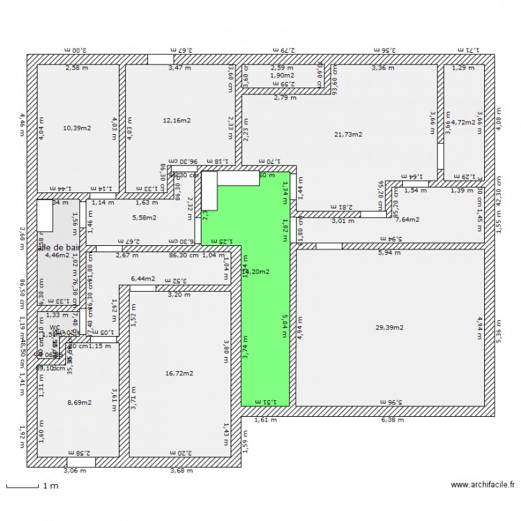 ceinture 23.rdc.3. Plan de 0 pièce et 0 m2