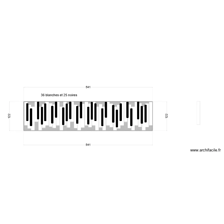 D&eacute;cor piano 05. Plan de 