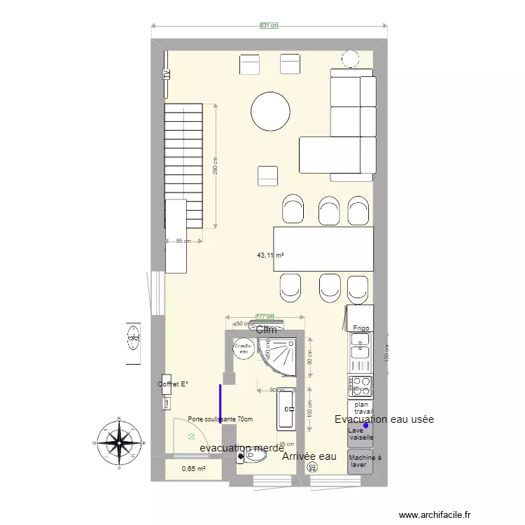 Maison 29 Erpion Amenagement Eric Ninane. Plan de 
