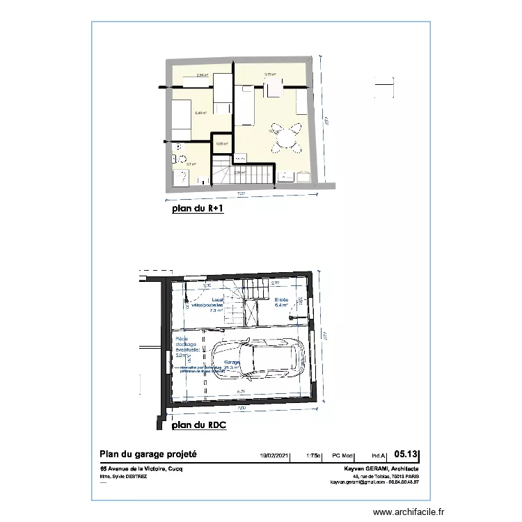 Essai garage 01.23. Plan de Essai garage 01.23. Plan de