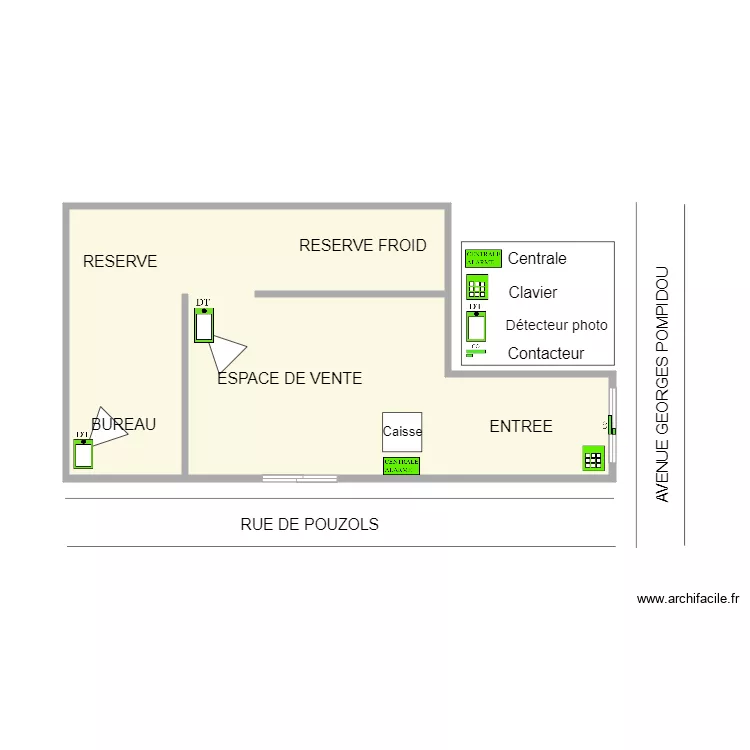 LE VALLON BIO ALARME. Plan de LE VALLON BIO ALARME. Plan de