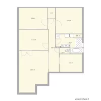 Plan eastman id&eacute;e 1 sdb et toilettes caro