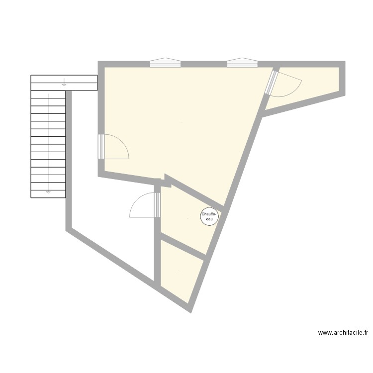 ApptPortaletRdc. Plan de 0 pièce et 0 m2