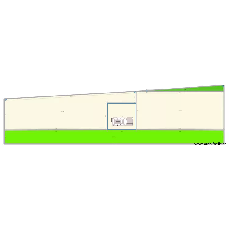 area construtivel. Plan de 