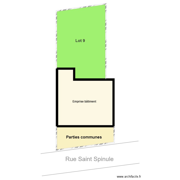 BATELOT terrasse. Plan de 0 pièce et 0 m2