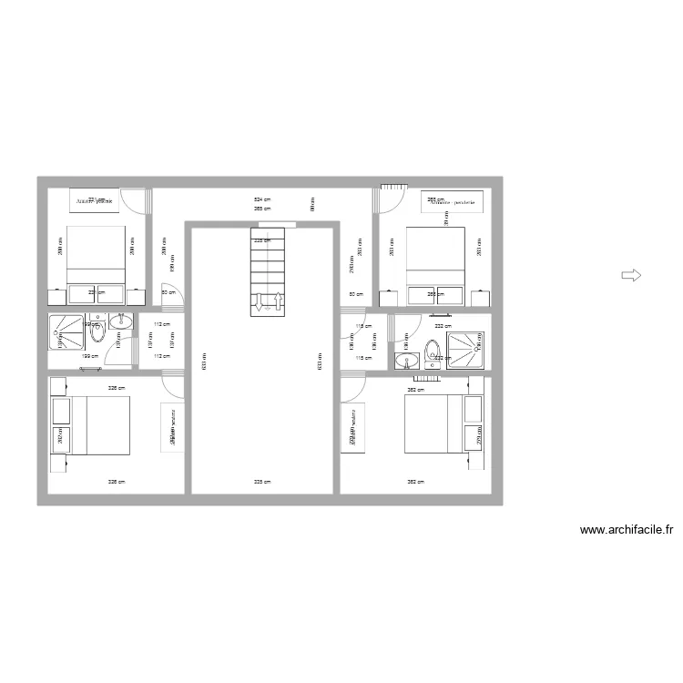 La loft chambres 2019. Plan de 