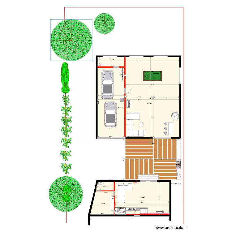 Gers D&eacute;pendances. Plan de 