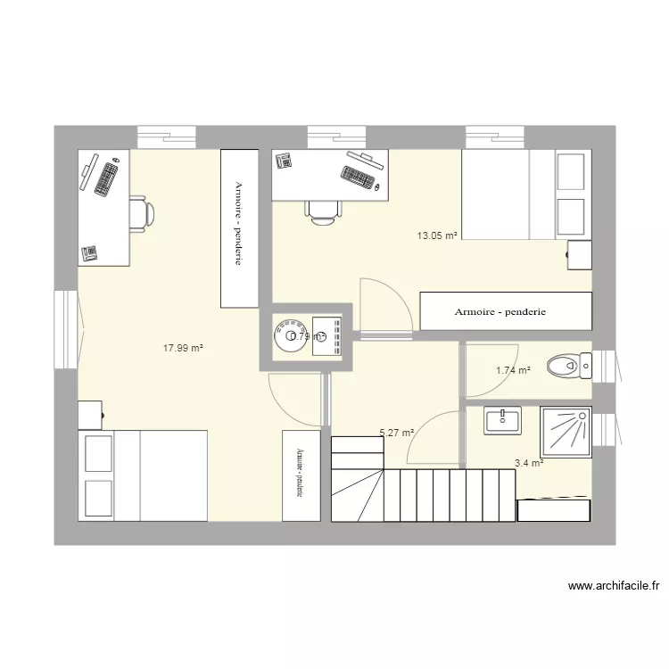 Etage 4. Plan de Etage 4. Plan de