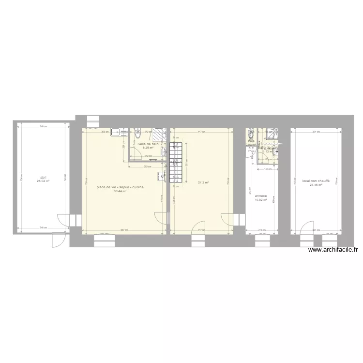 GOUTTEFANGEAS. Plan de 