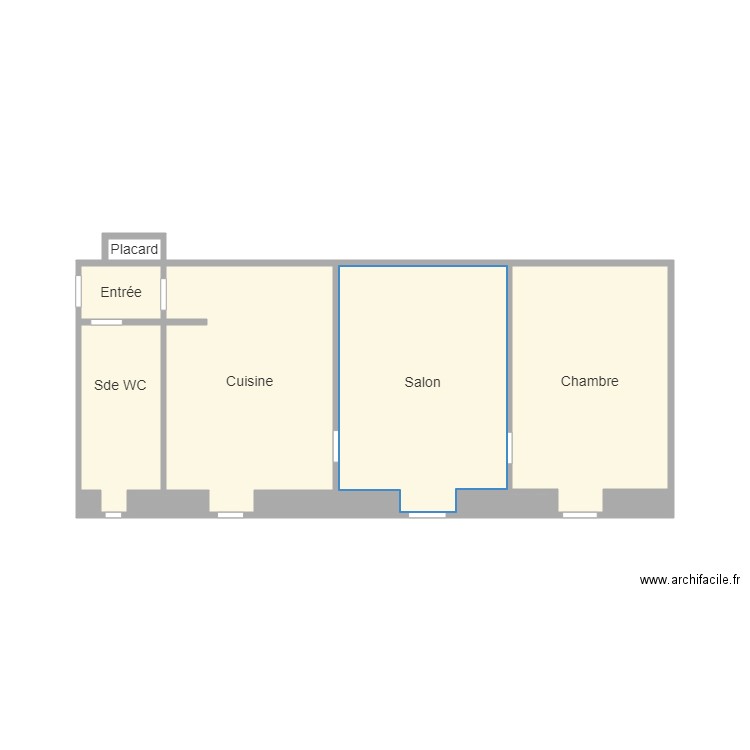 RDC VSG. Plan de 0 pièce et 0 m2