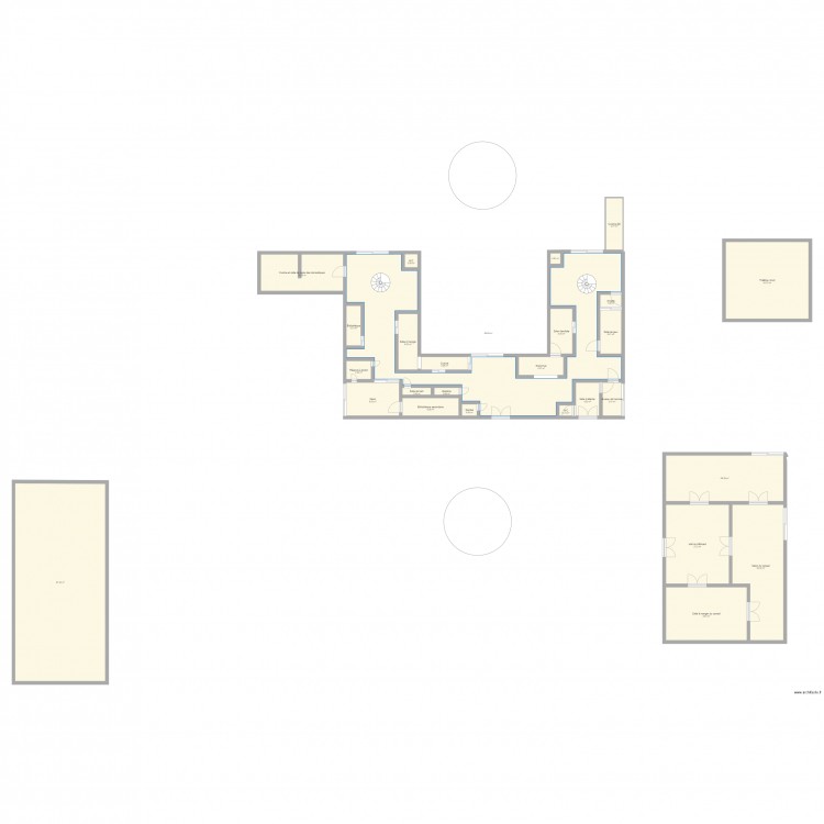 RDC KG . Plan de 0 pièce et 0 m2